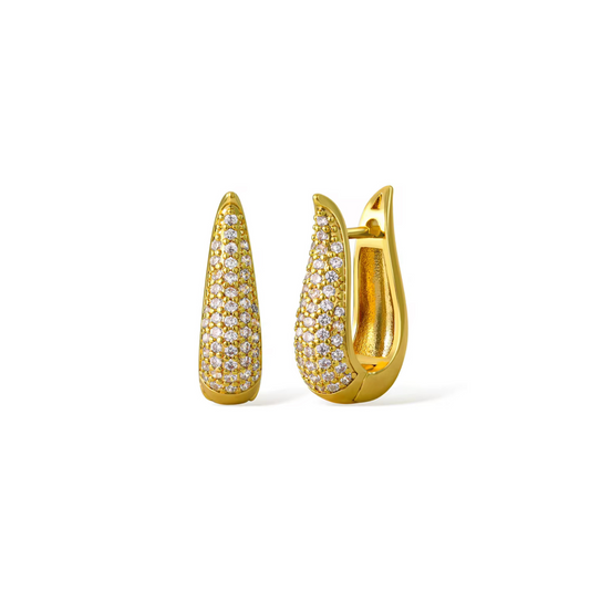 The sculpted earrings